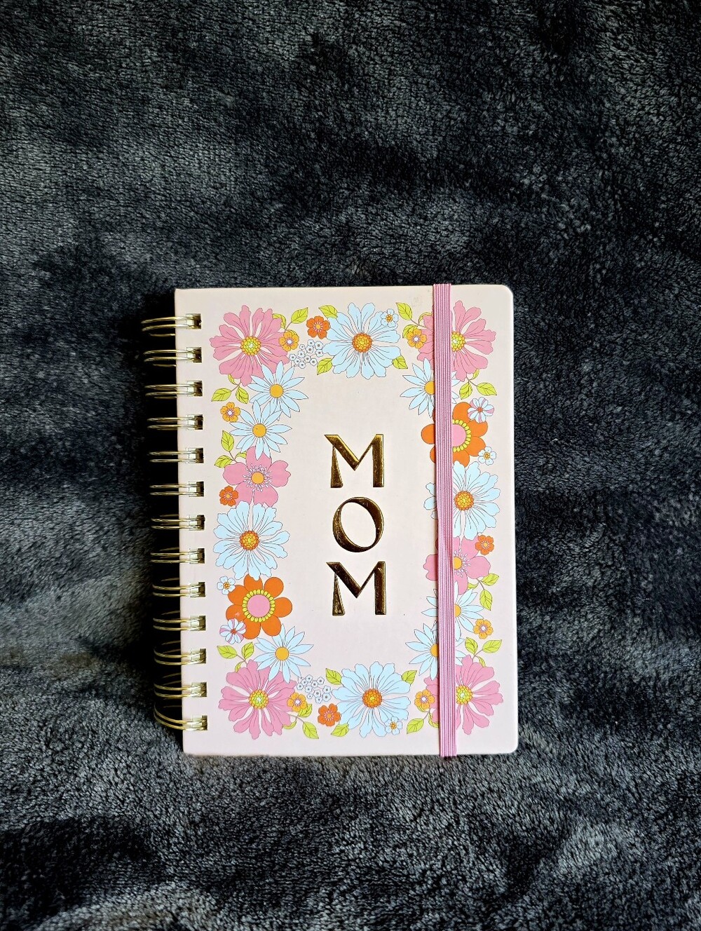 New Notebook Planner pink floral "MOM" spiral journal, Spr!tz Mother's day 2026
